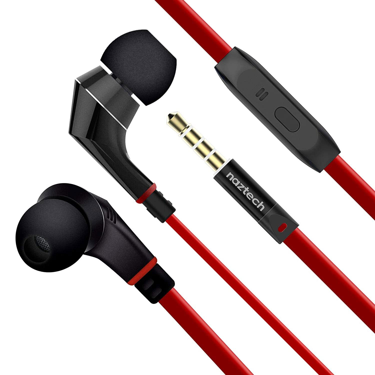 Naztech NX80 Stereo Earphones with Mic 3.5mm