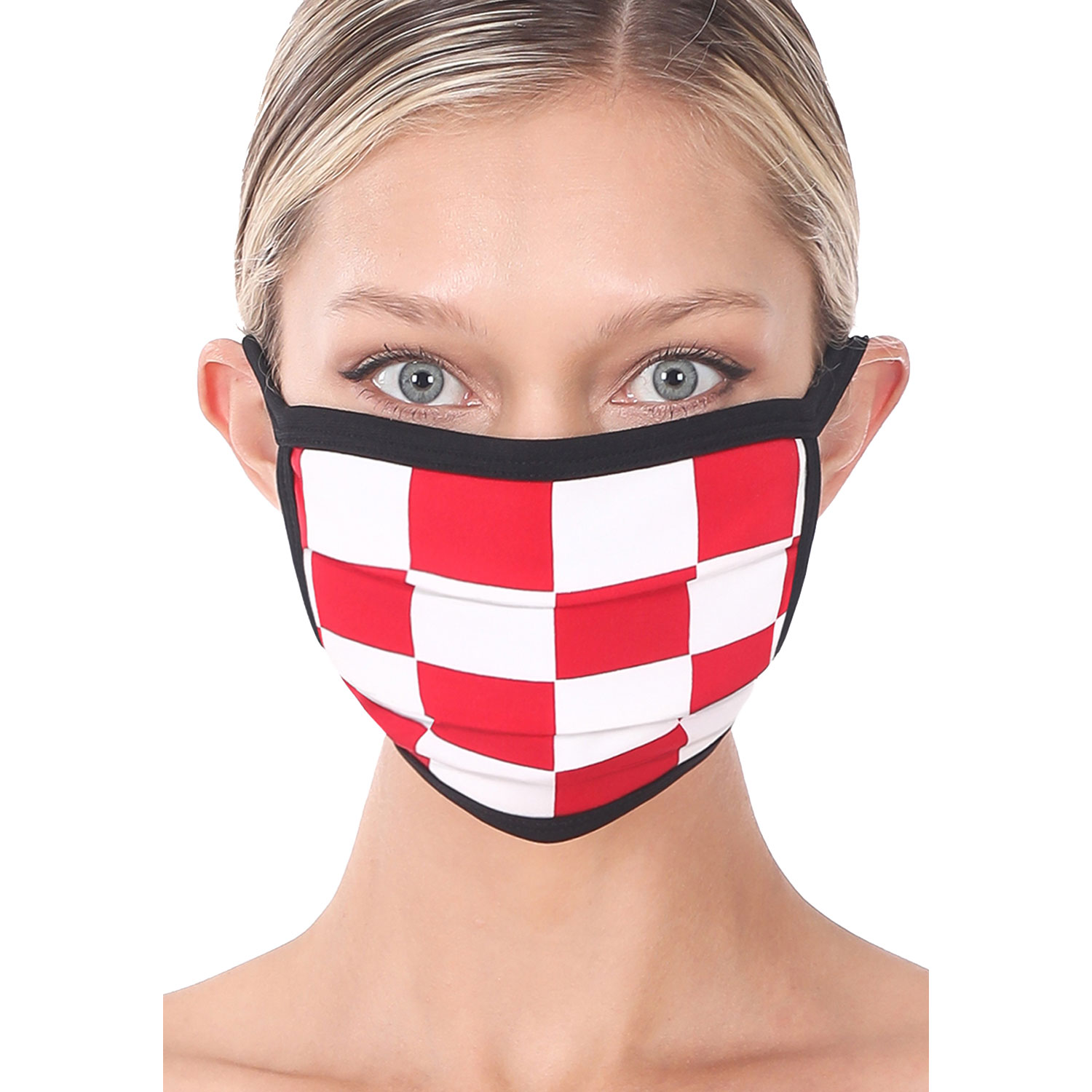 5 Pack Checkers Washable Mask