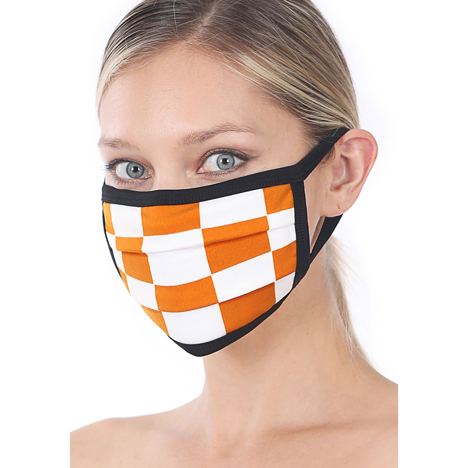 5 Pack Checkers Washable Mask