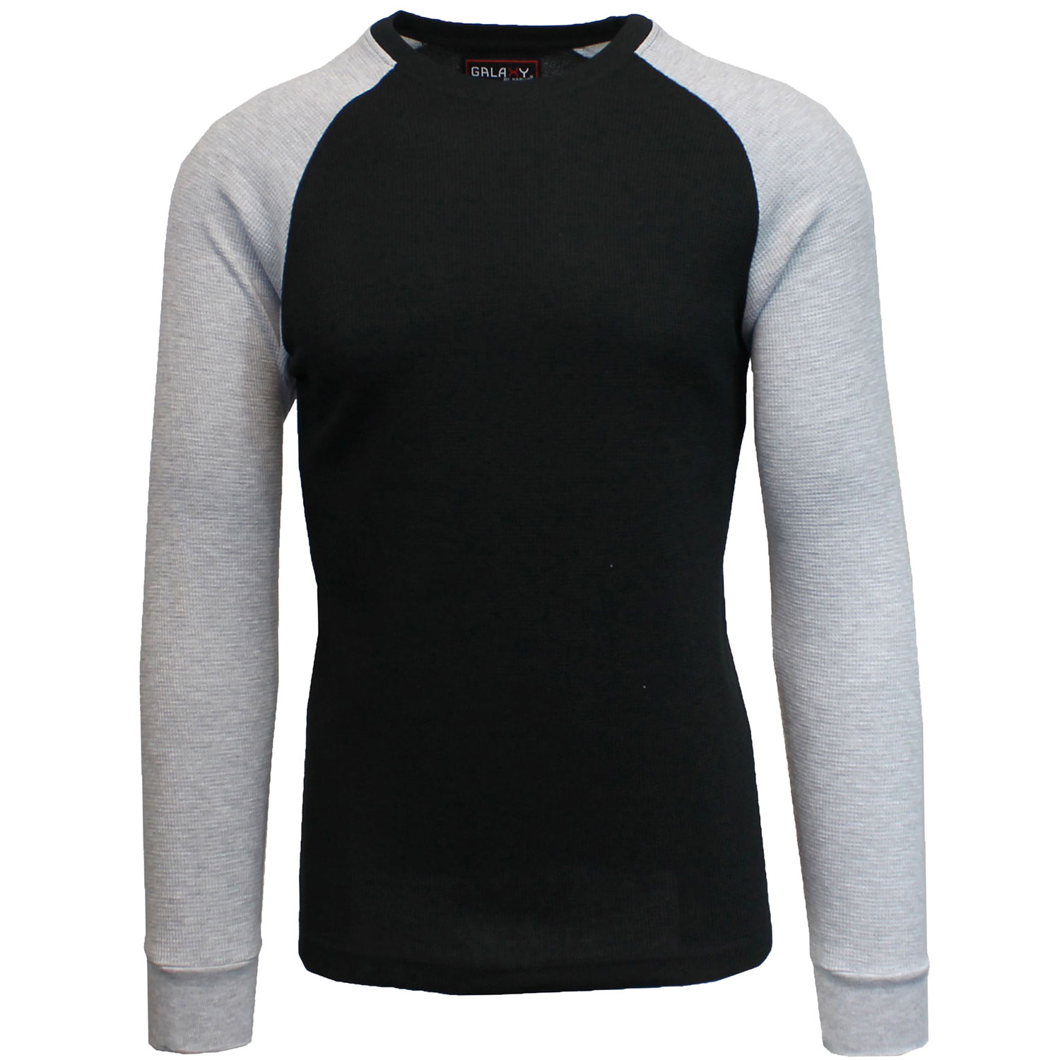 Men's Waffle-Knit Thermal Raglan Shirt