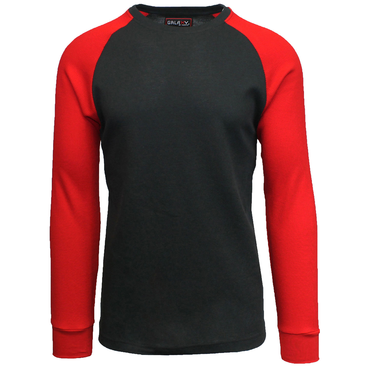 Men's Waffle-Knit Thermal Raglan Shirt