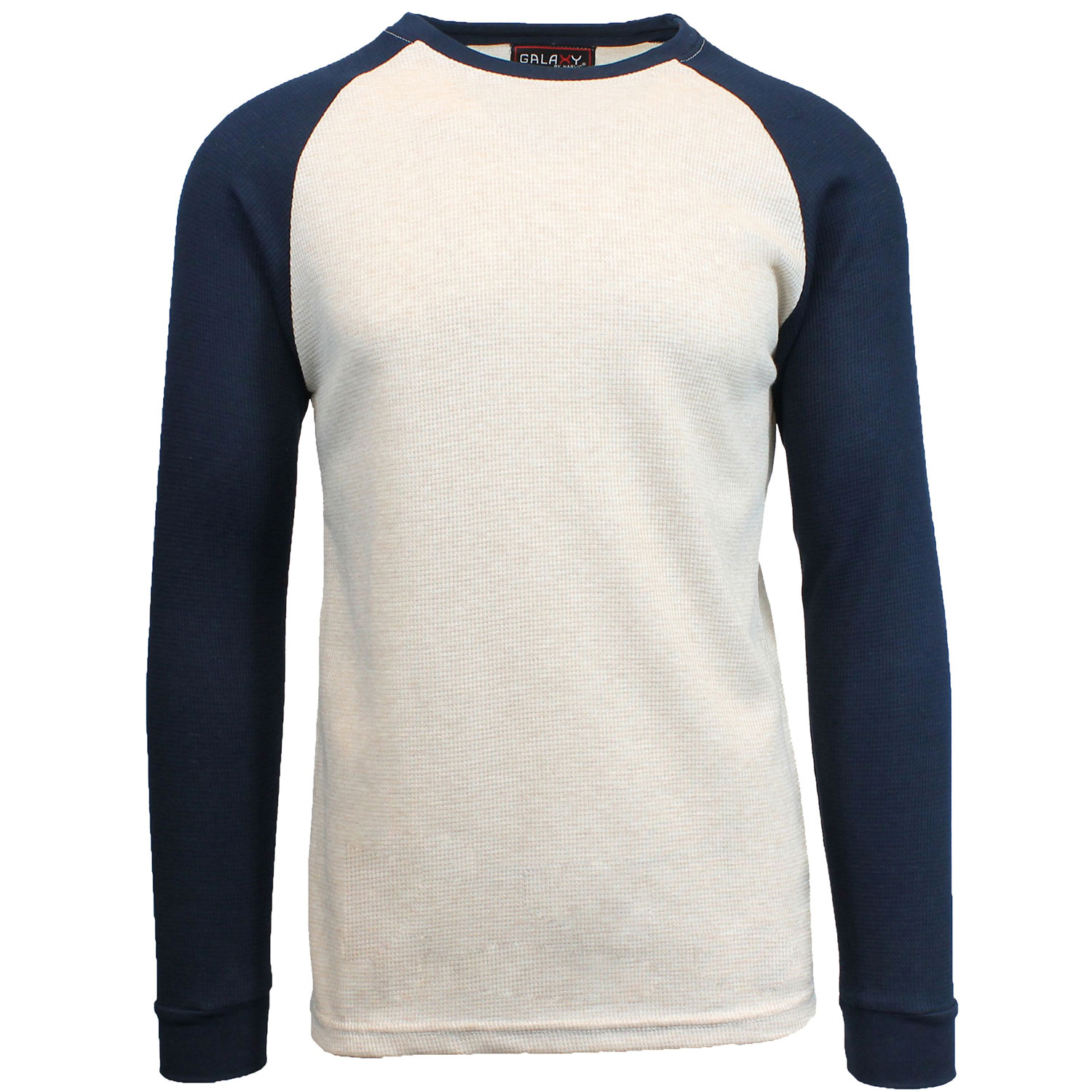 Men's Waffle-Knit Thermal Raglan Shirt