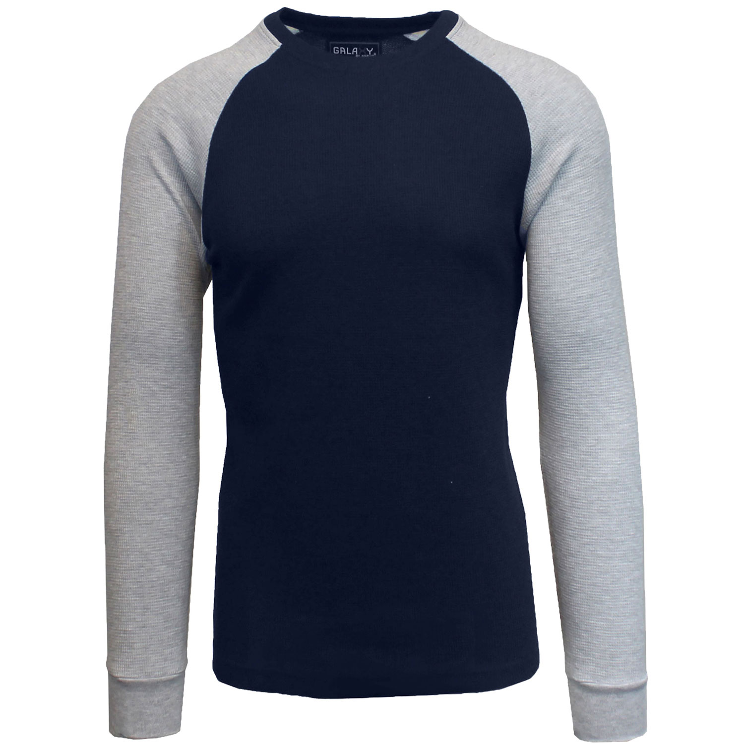 Men's Waffle-Knit Thermal Raglan Shirt