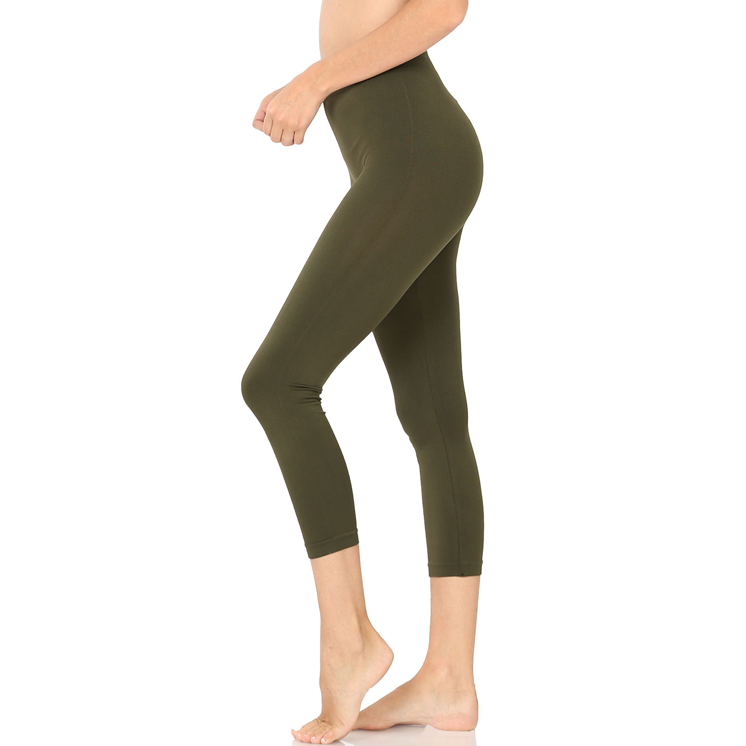 6 Pack Seamless Classic Capri Leggings