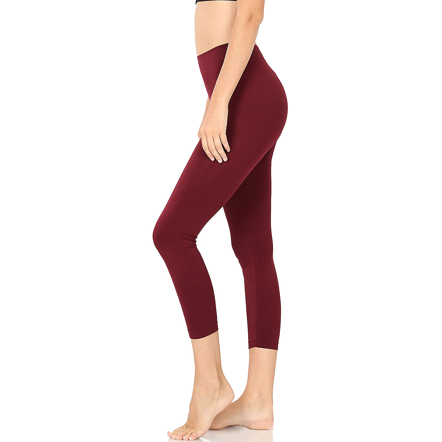 6 Pack Seamless Classic Capri Leggings