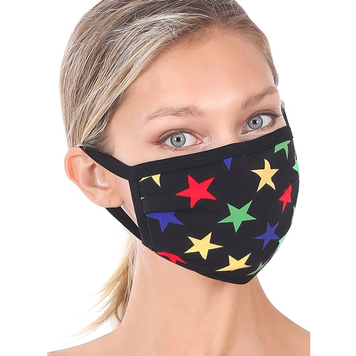 12 Pack Star Print Washable Mask