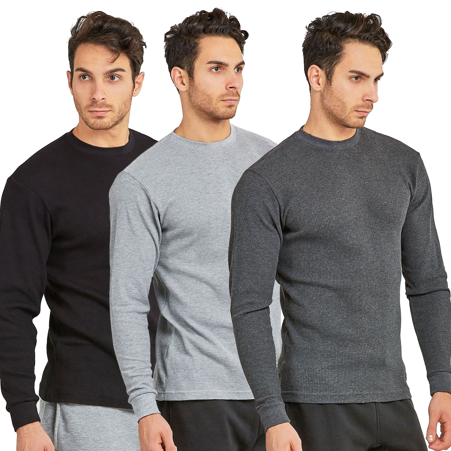 3 Pack Top Pro Men's Heavy Thermal