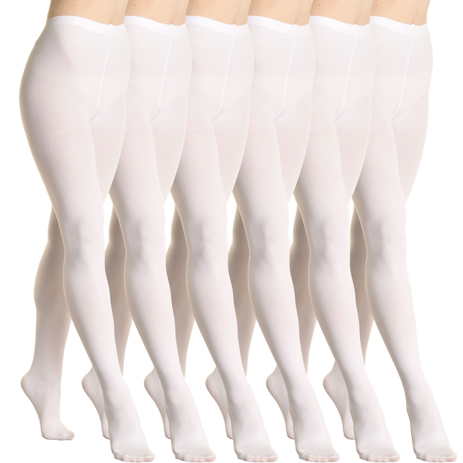 6 Pack Angelina Winter Brushed Interior Thermal Tights