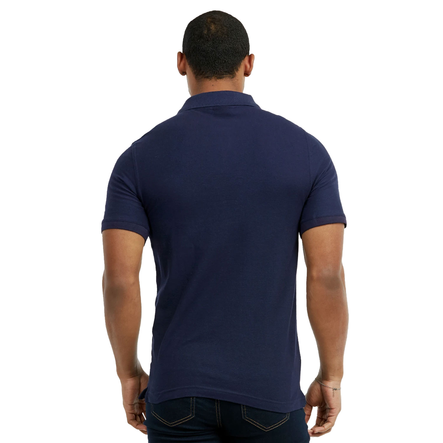 3 Pack 100% Cotton Men's Slim Polo Shirt