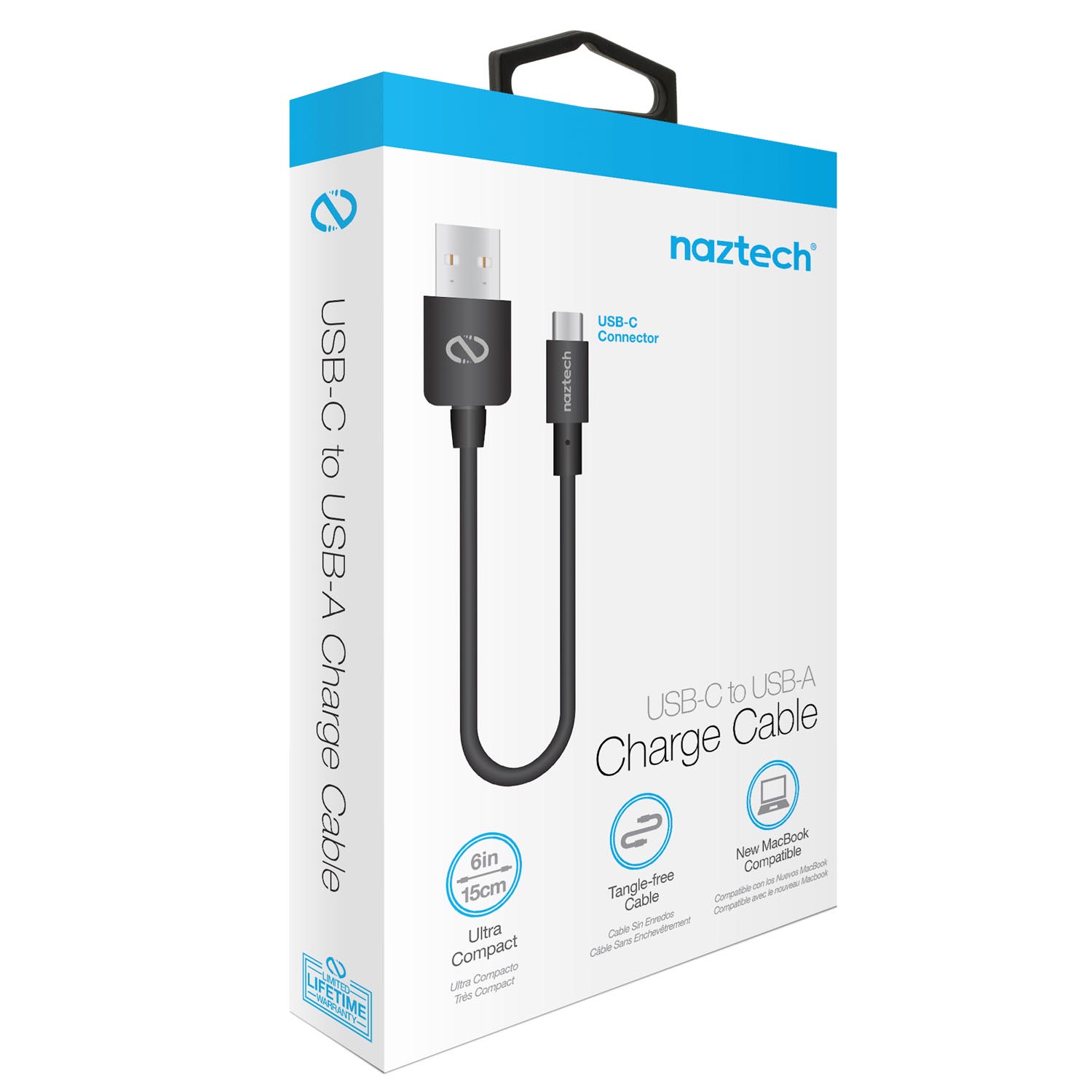 Naztech USB-A To USB-C 2.0 Charge And Sync Cable