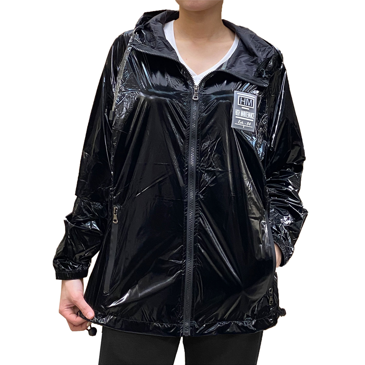 Women's Hooded Fashion Windbreaker