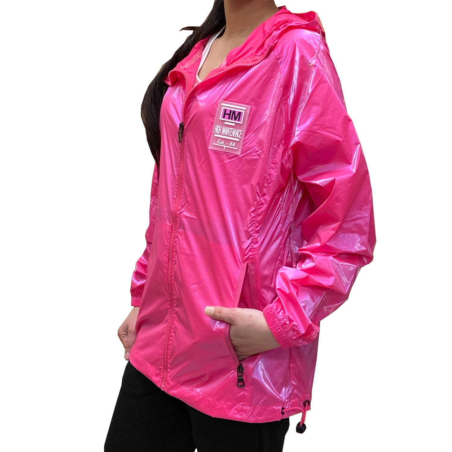 Women's Hooded Fashion Windbreaker