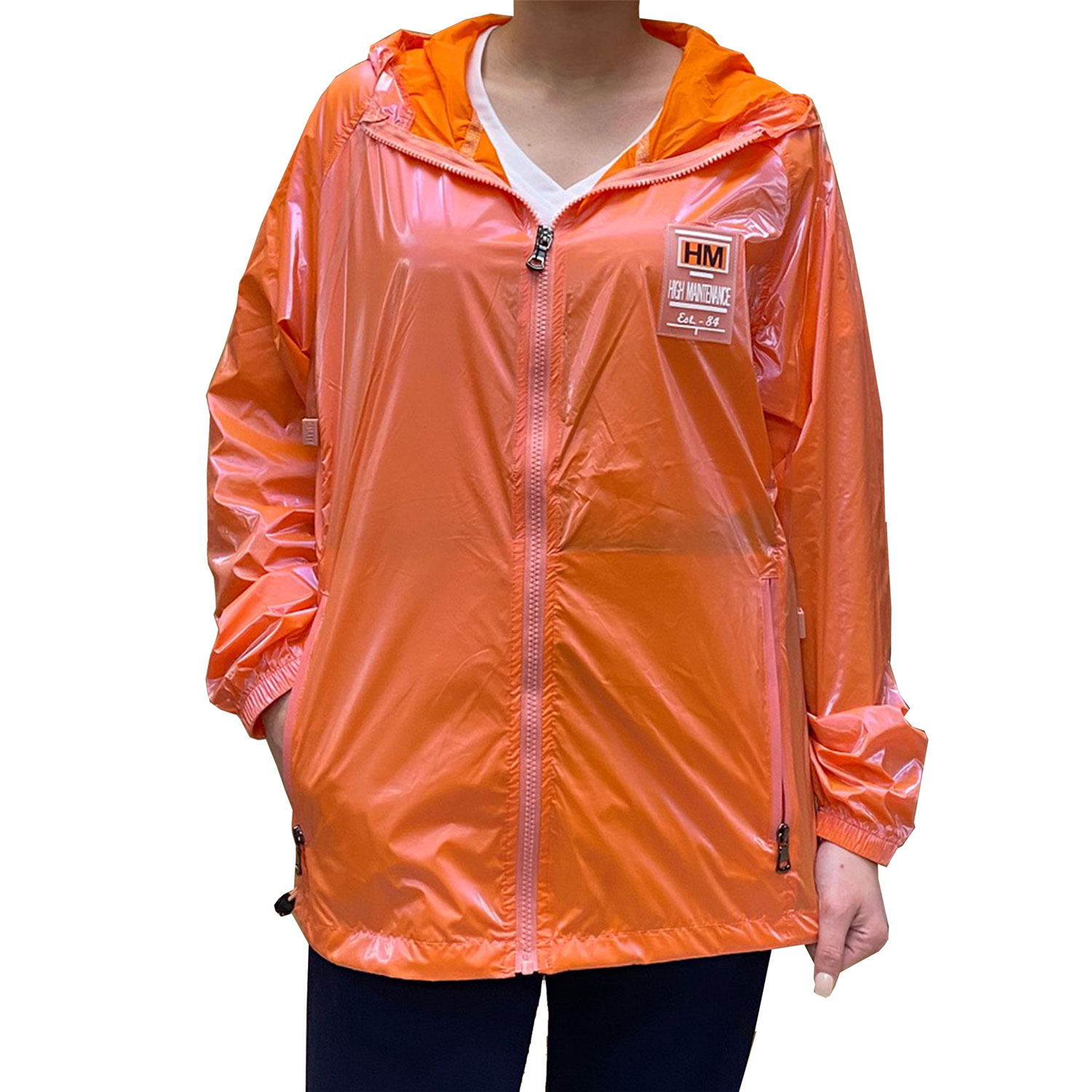 Women's Hooded Fashion Windbreaker