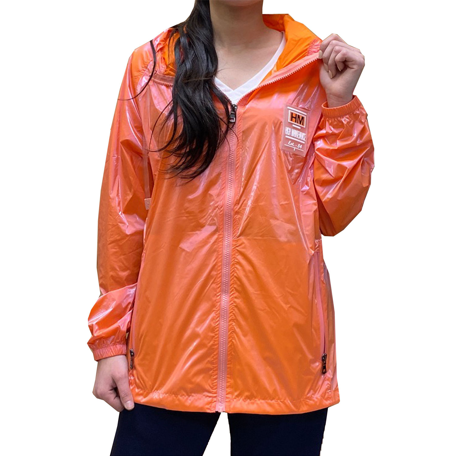 Women's Hooded Fashion Windbreaker