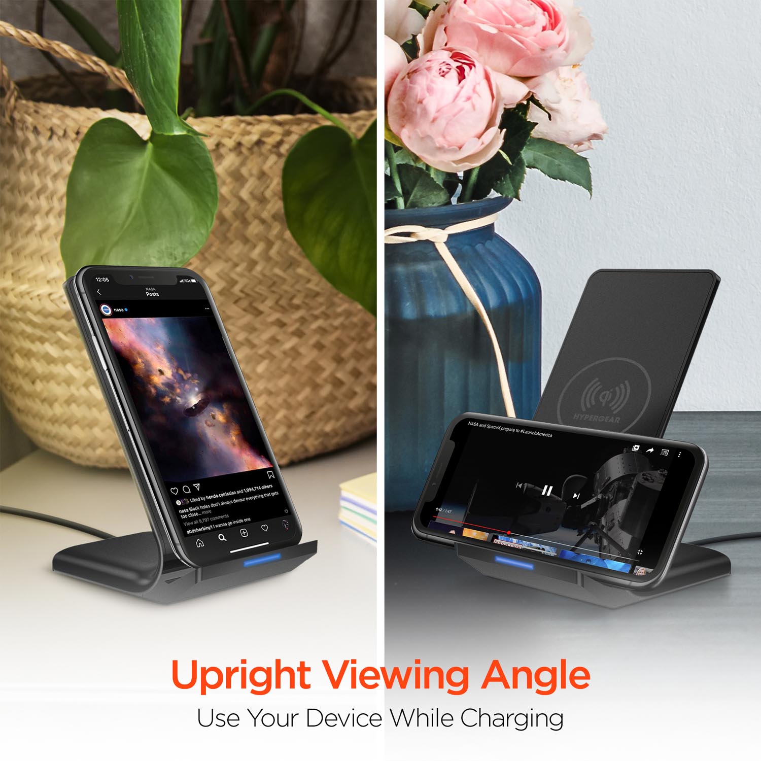 HyperGear 10W Wireless Fast Charging Stand