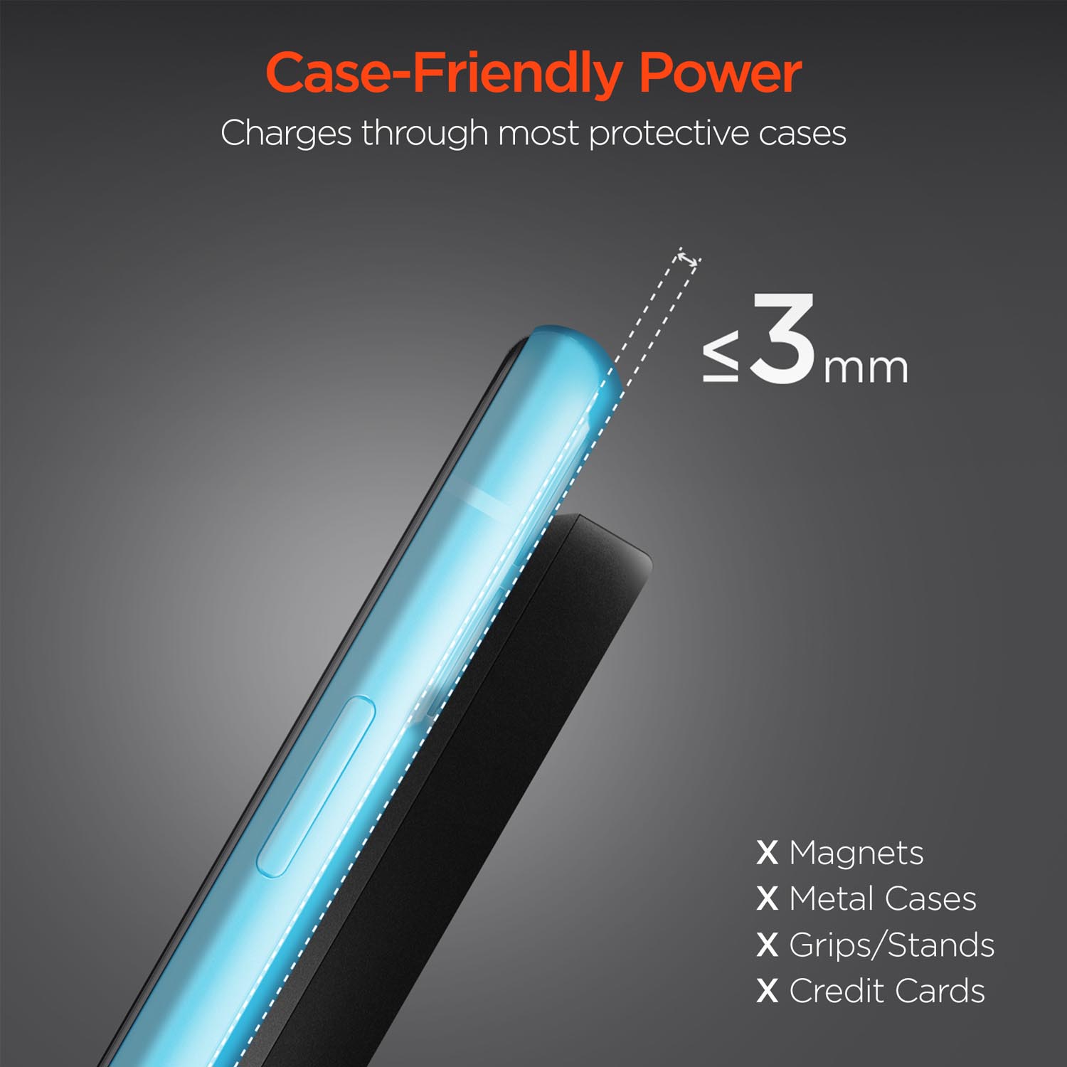 HyperGear 10W Wireless Fast Charging Stand