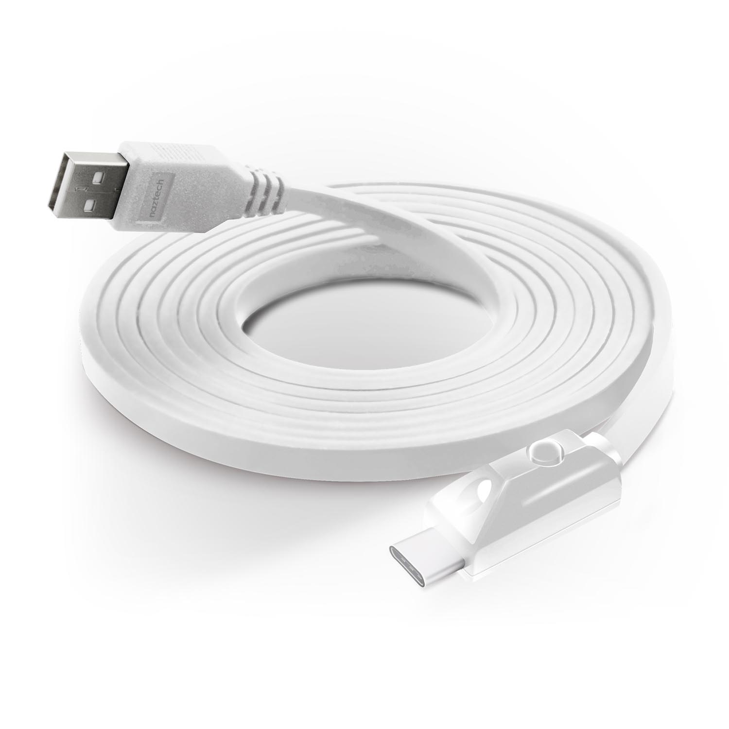 Naztech LED USB-A to USB-C 2.0 Charge And Sync Cable with Touch Control