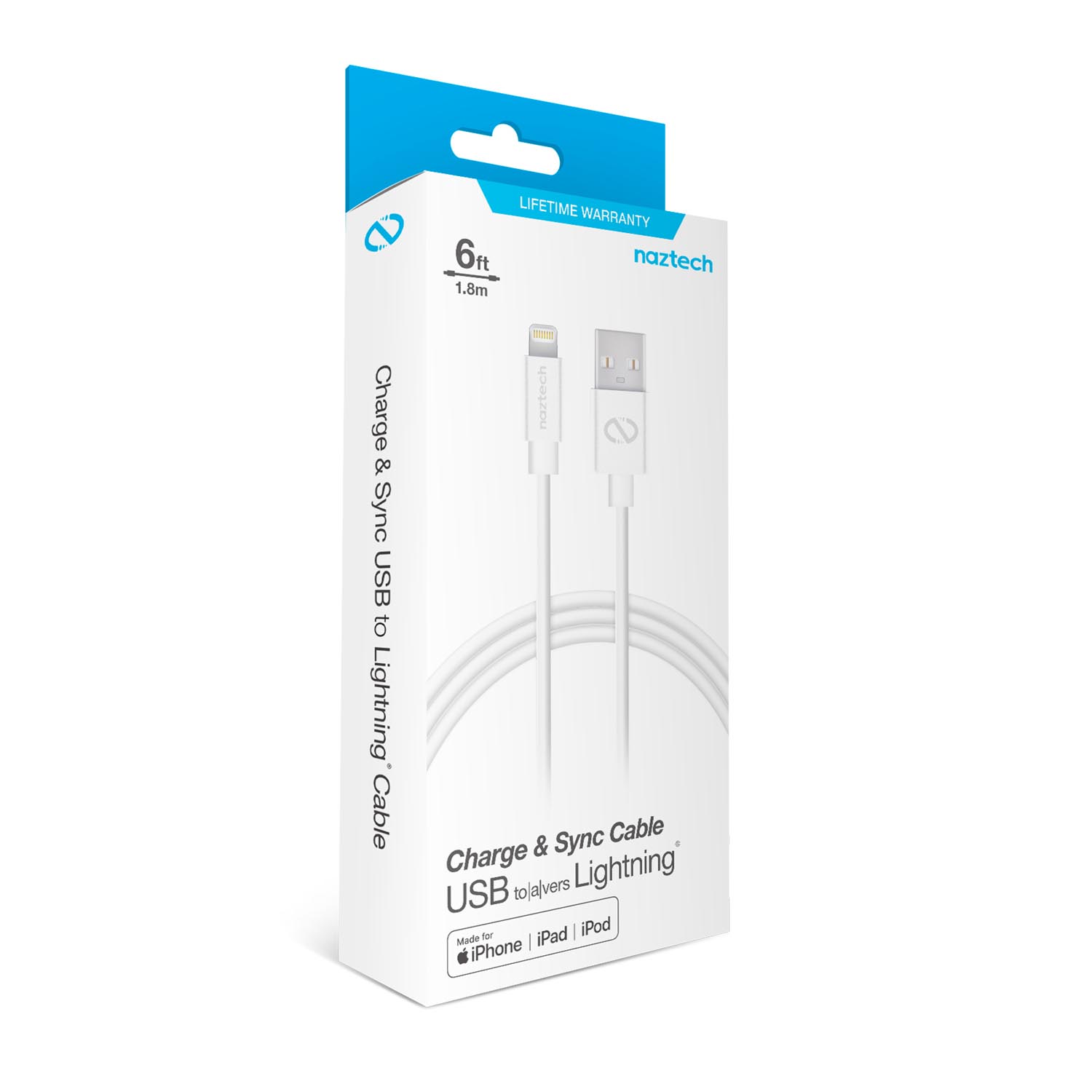 Naztech USB To MFi Lightning Cable