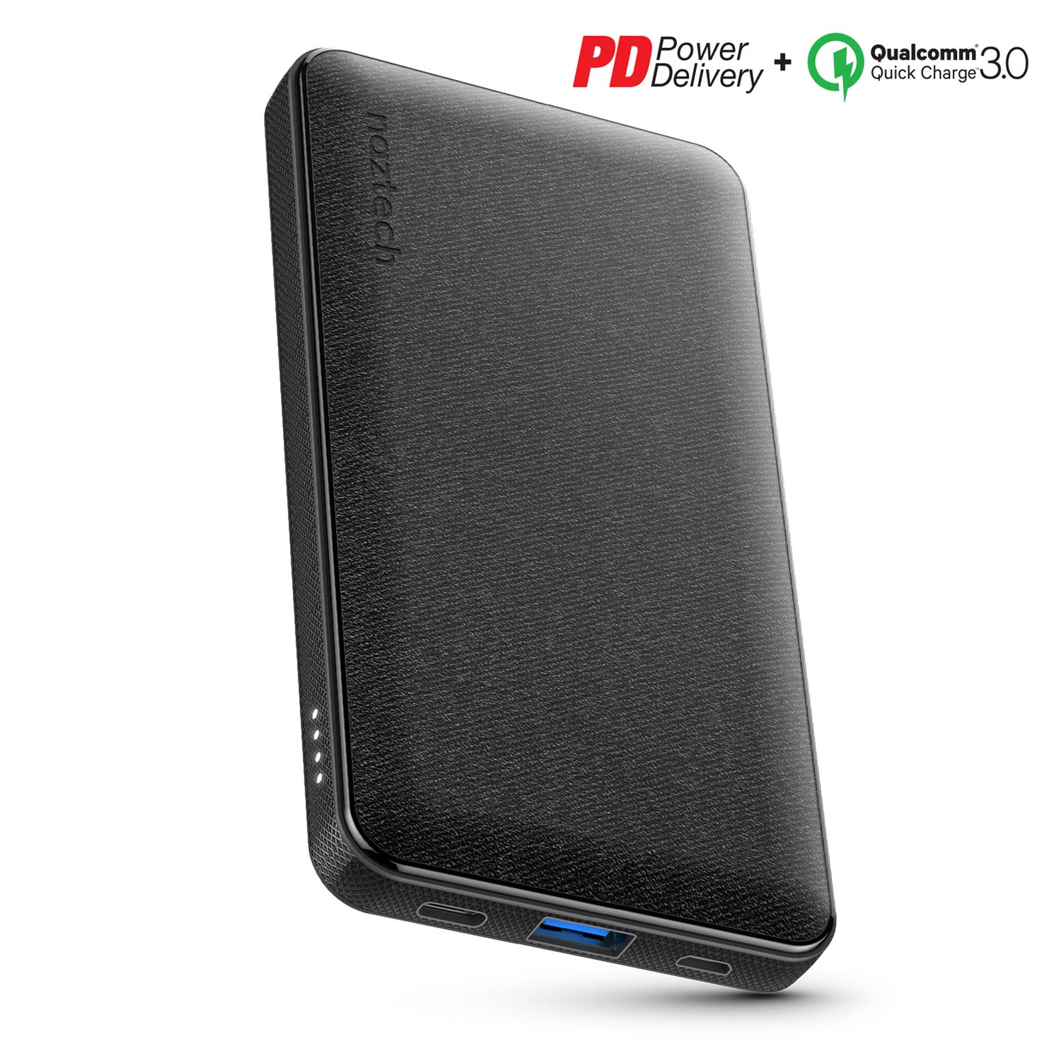 Naztech 10000mAh PD+QC Fabric Power Bank