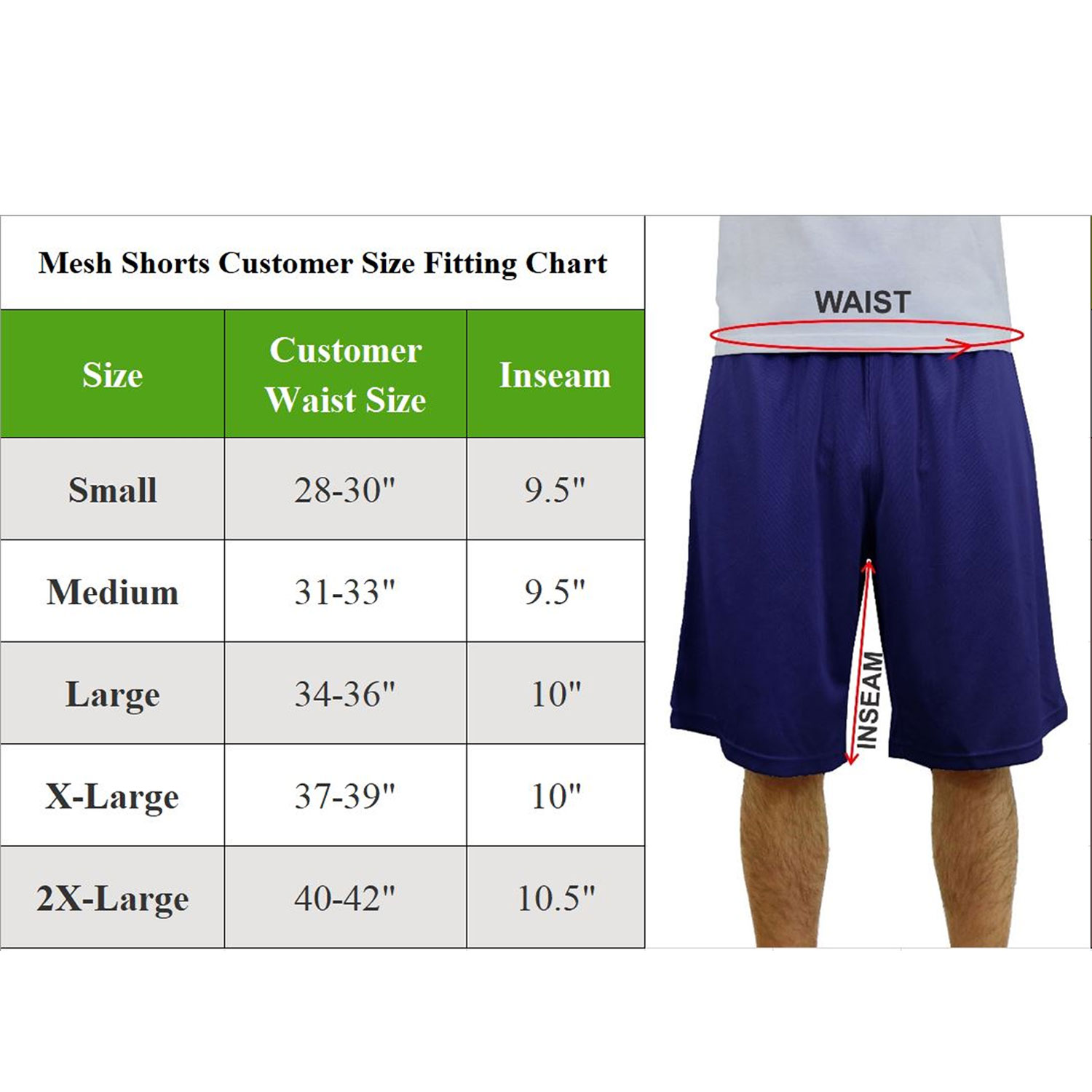 Men's Moisture Wicking Assorted Active Mesh Shorts Available In 5 Pack