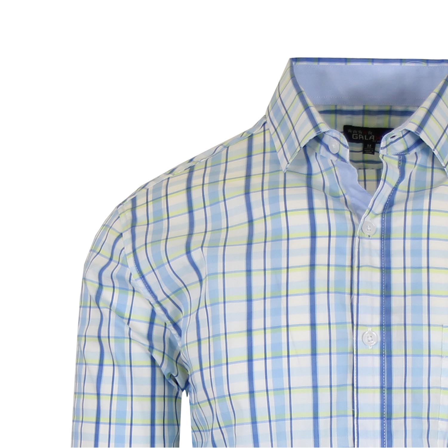 Men's Long Sleeve Printed Stretch Dress Shirts