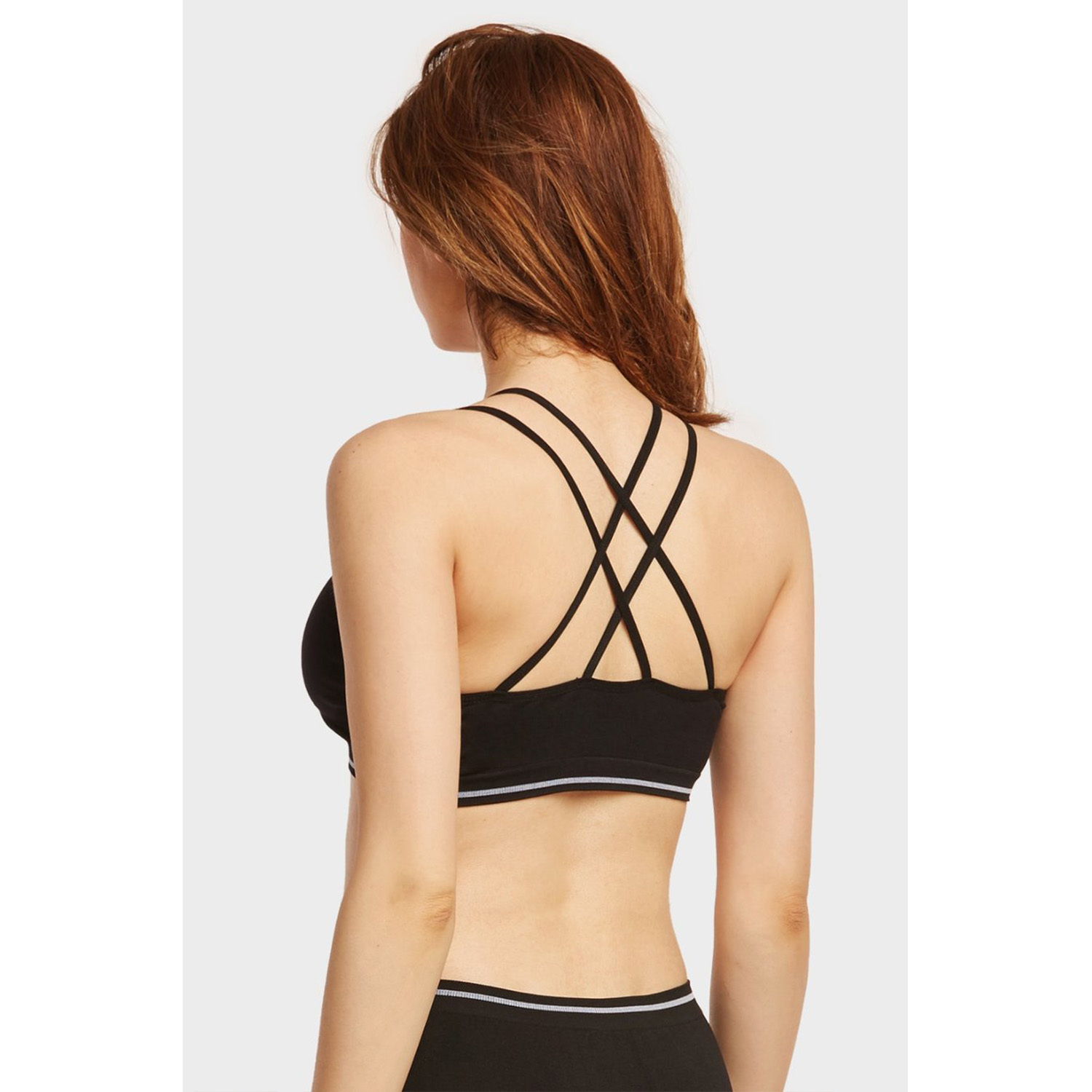 6 Pack Ladies Seamless Strappy Bralette