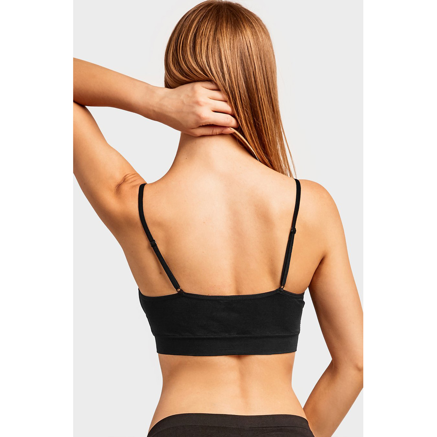 6 Pack Mamia Ladies Seamless Strappy Bra