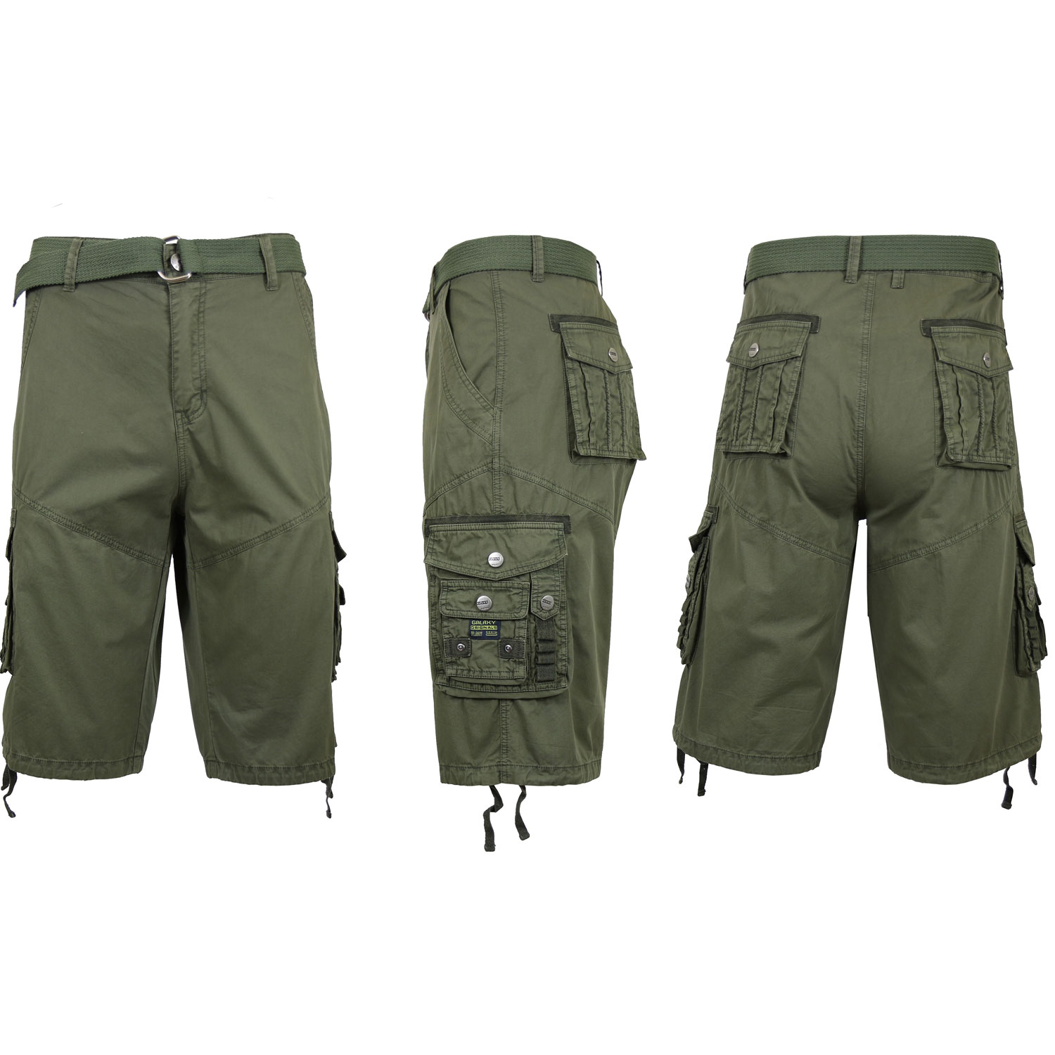 Men's Cargo Shorts With Belt