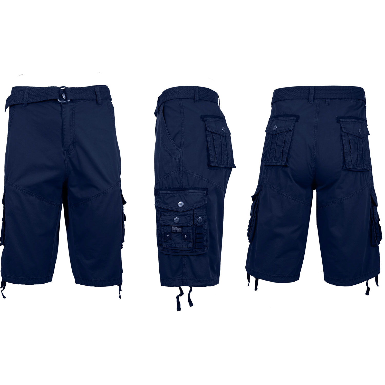 Men's Cargo Shorts With Belt