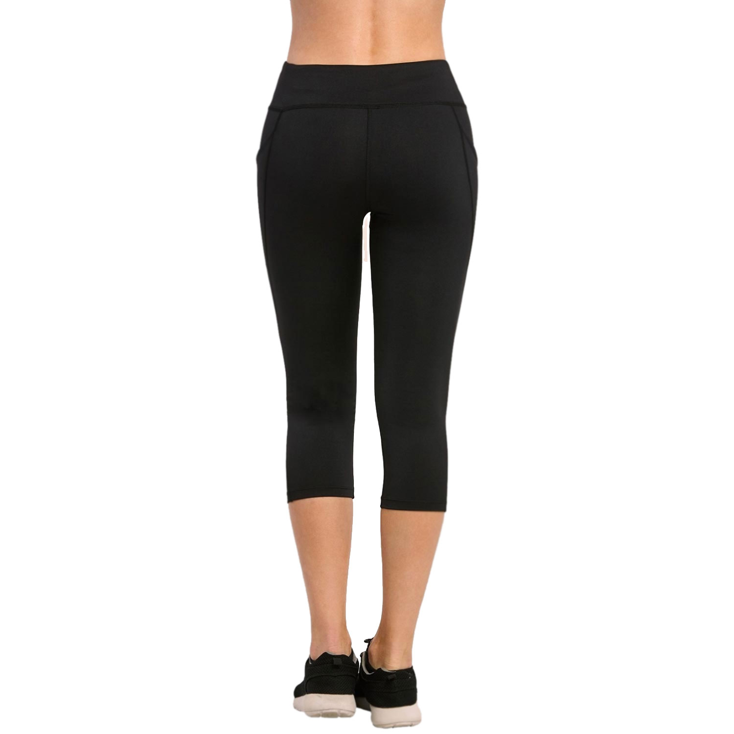 2 Pack Ladies Athletic Capri Legging