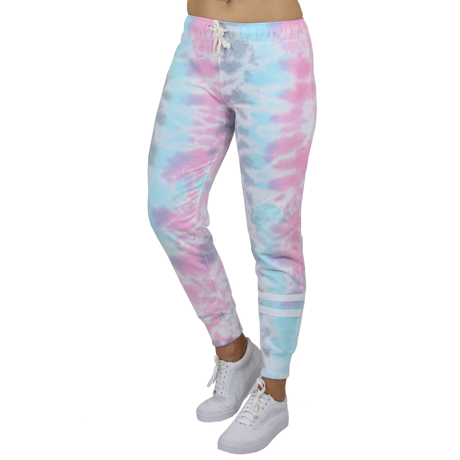 2 Pack Assorted Tie-Dye French Terry Fashion Jogger Pants