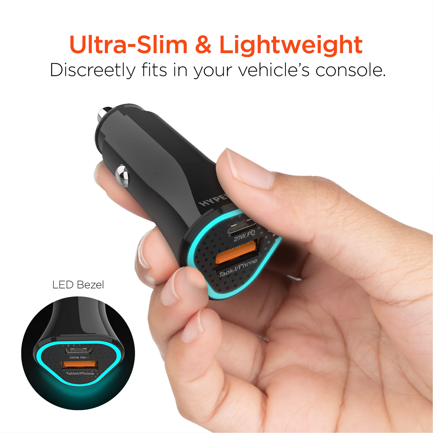 Car Charger dual port 38W