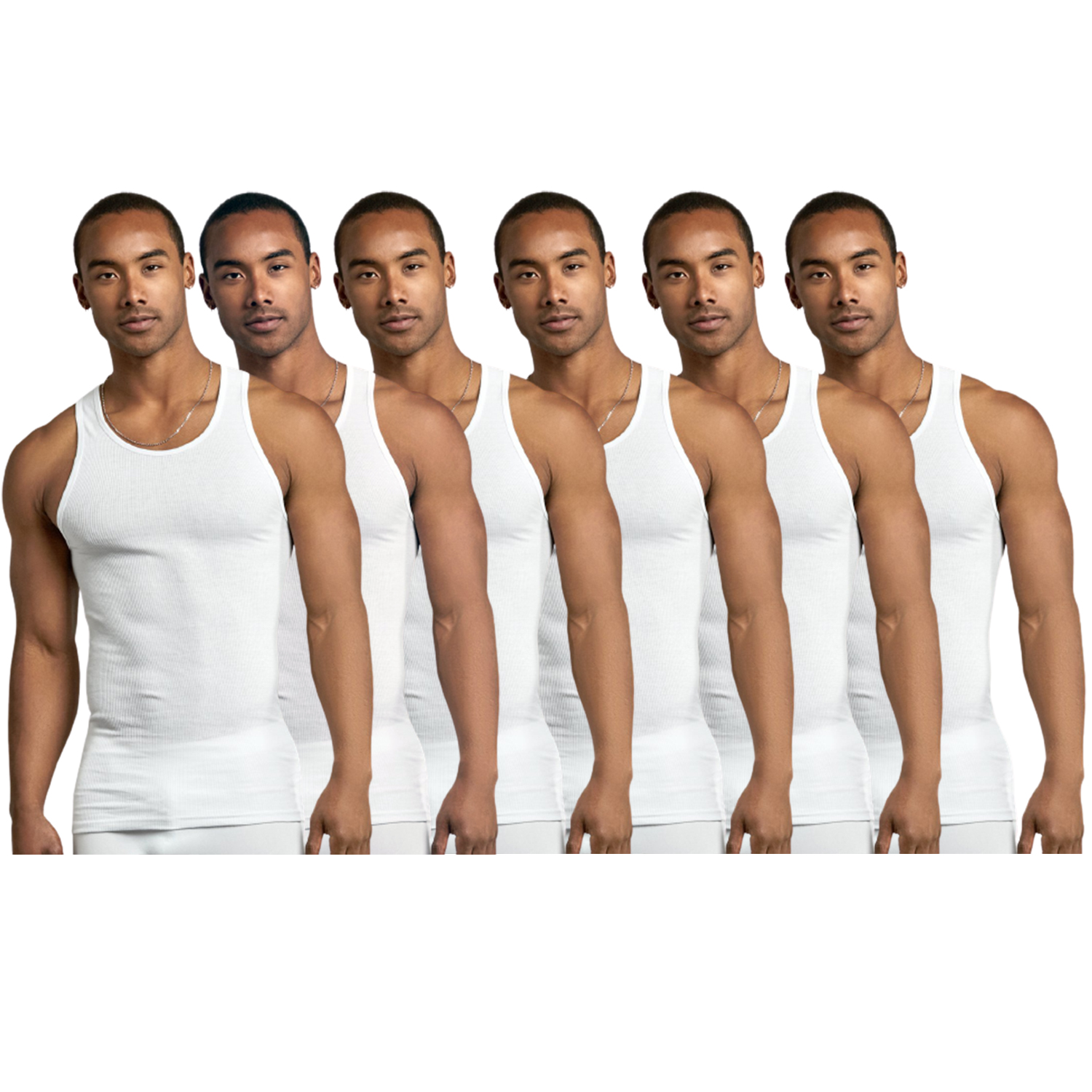 Men Cotton Undershirt Pack Of 6 Or 12