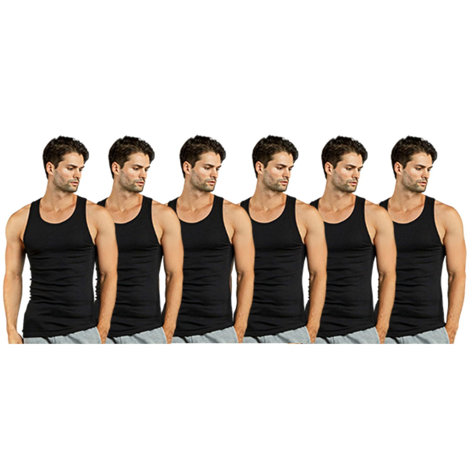 Men Cotton Undershirt Pack Of 6 Or 12