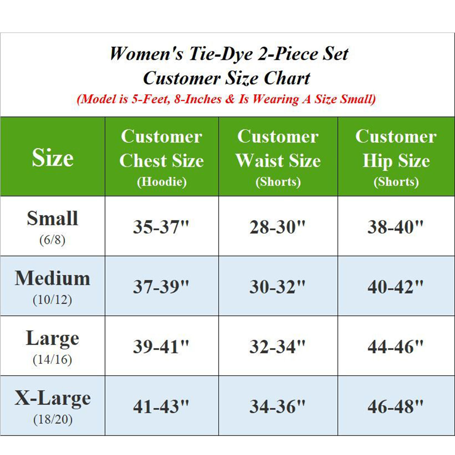 Women's Tie Dye Top & Bottom 2-Piece Shorts Sets