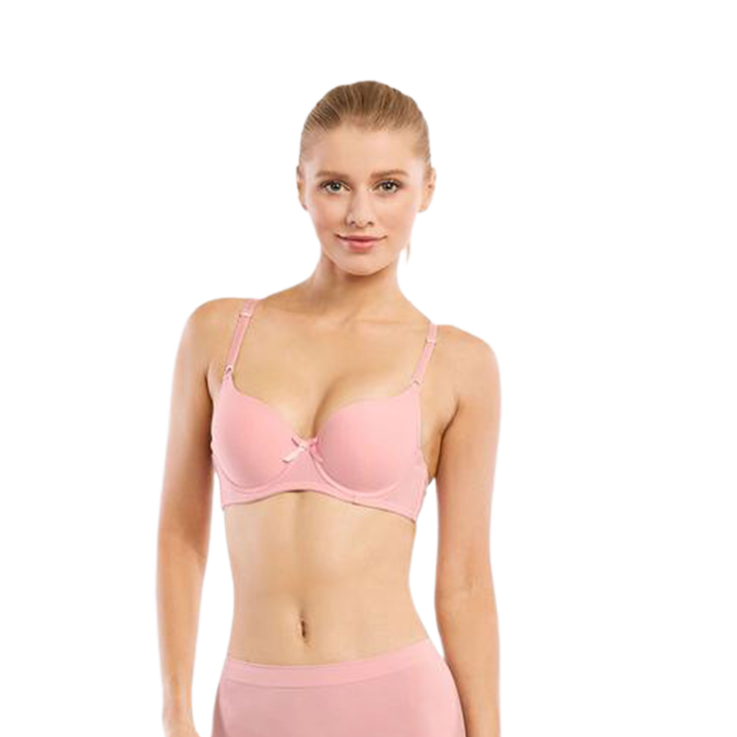 Ladies Plain Cotton Bra - 6 Pack