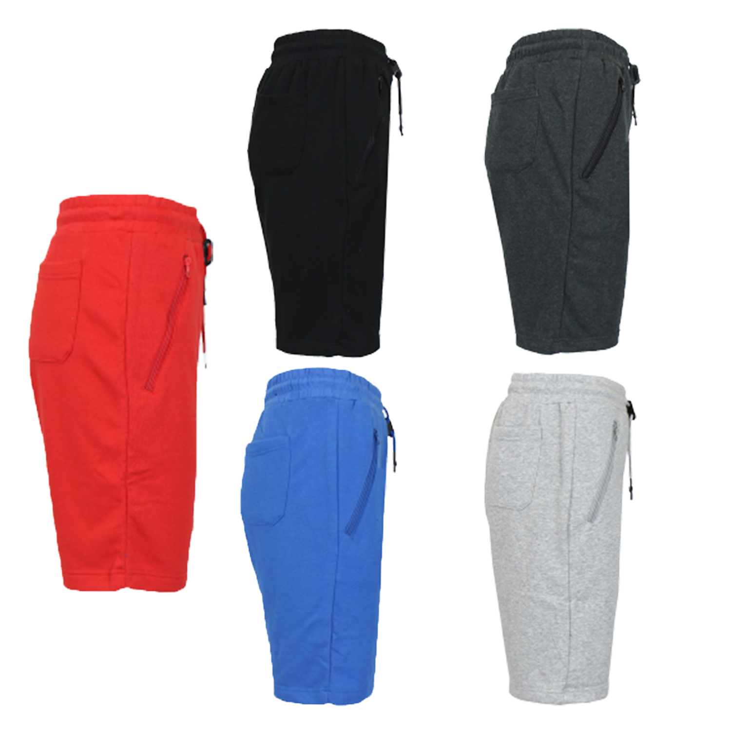 Men's Assorted French Terry Lounge Shorts - 3 Pack