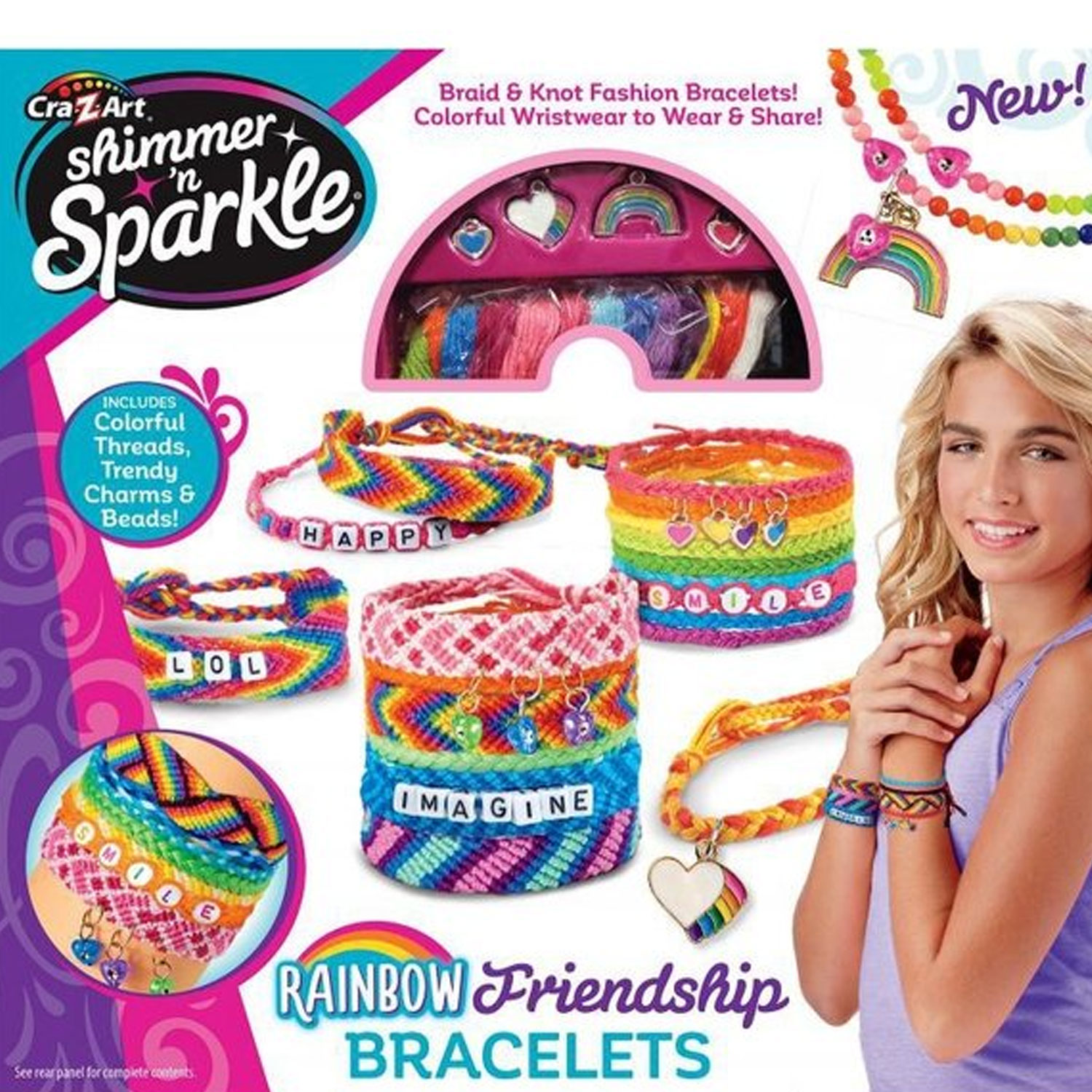 Shimmer N Sparkle Make Your Own Sparkle Over The Rainbow Friendship Bracelet Kit