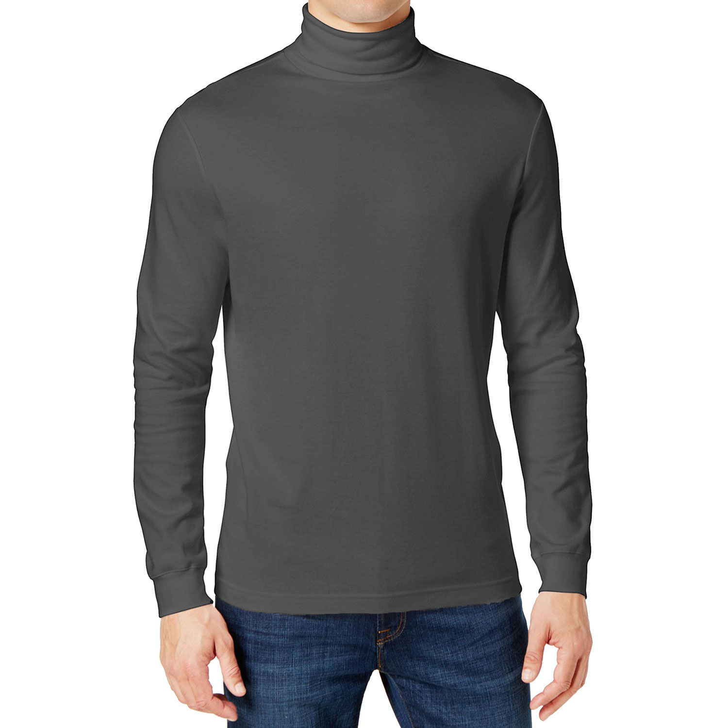 Men's Long Sleeve Turtle Neck T-Shirt