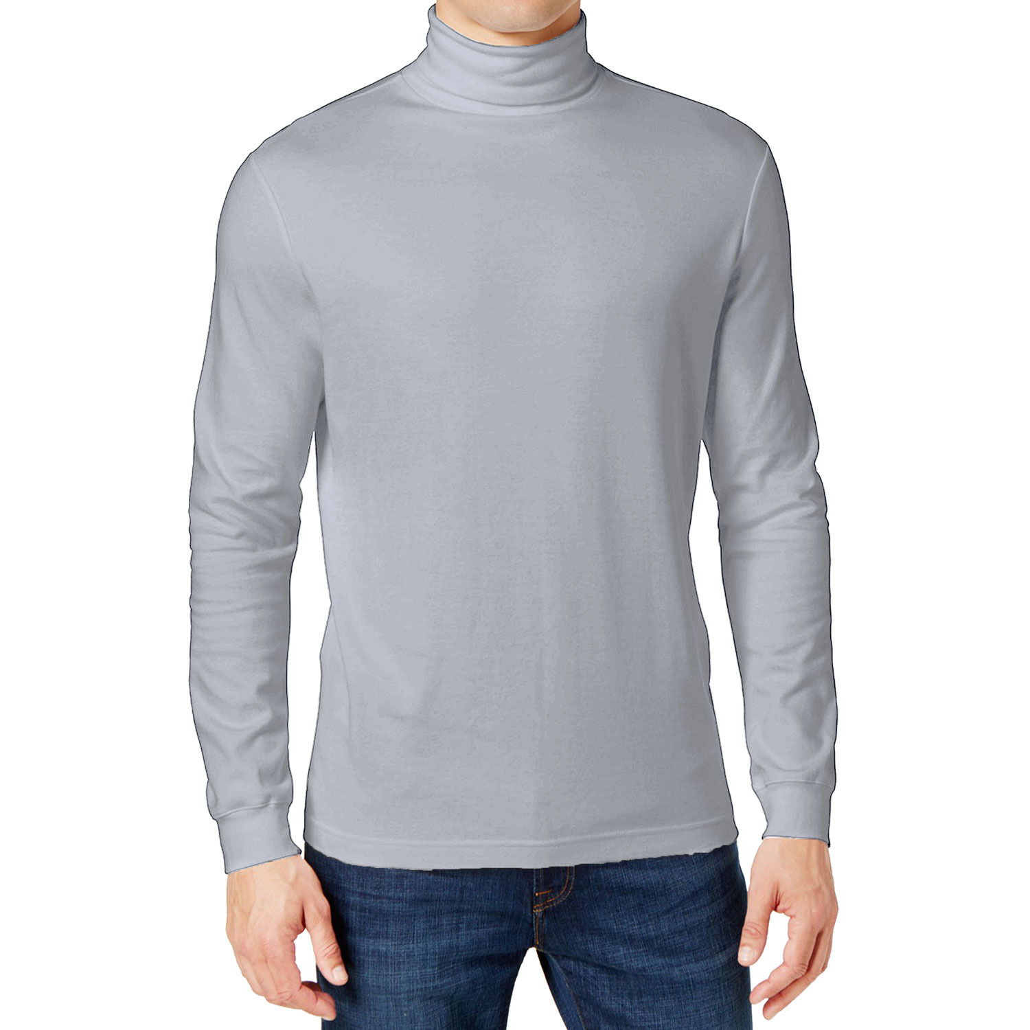 Men's Long Sleeve Turtle Neck T-Shirt