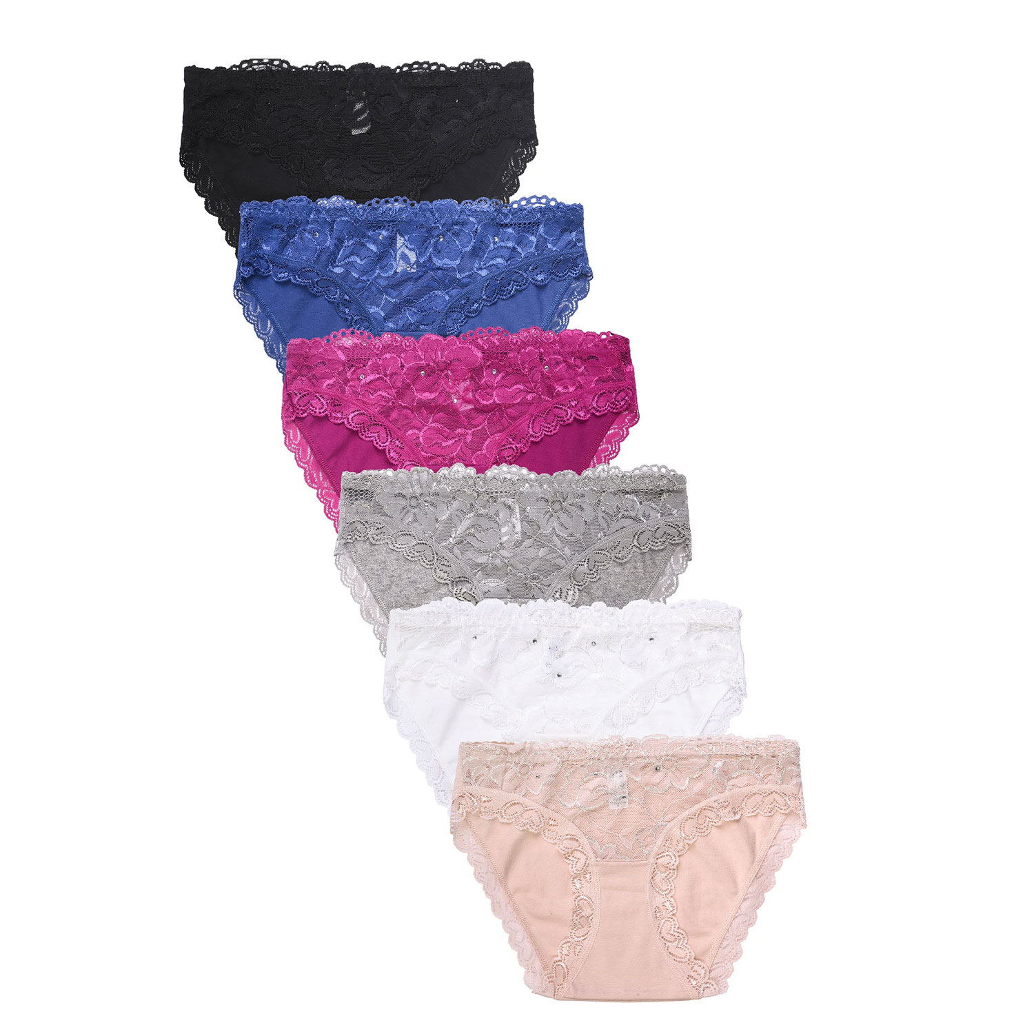 Ladies Cotton Bikini Panty Pack Of 6 And 12