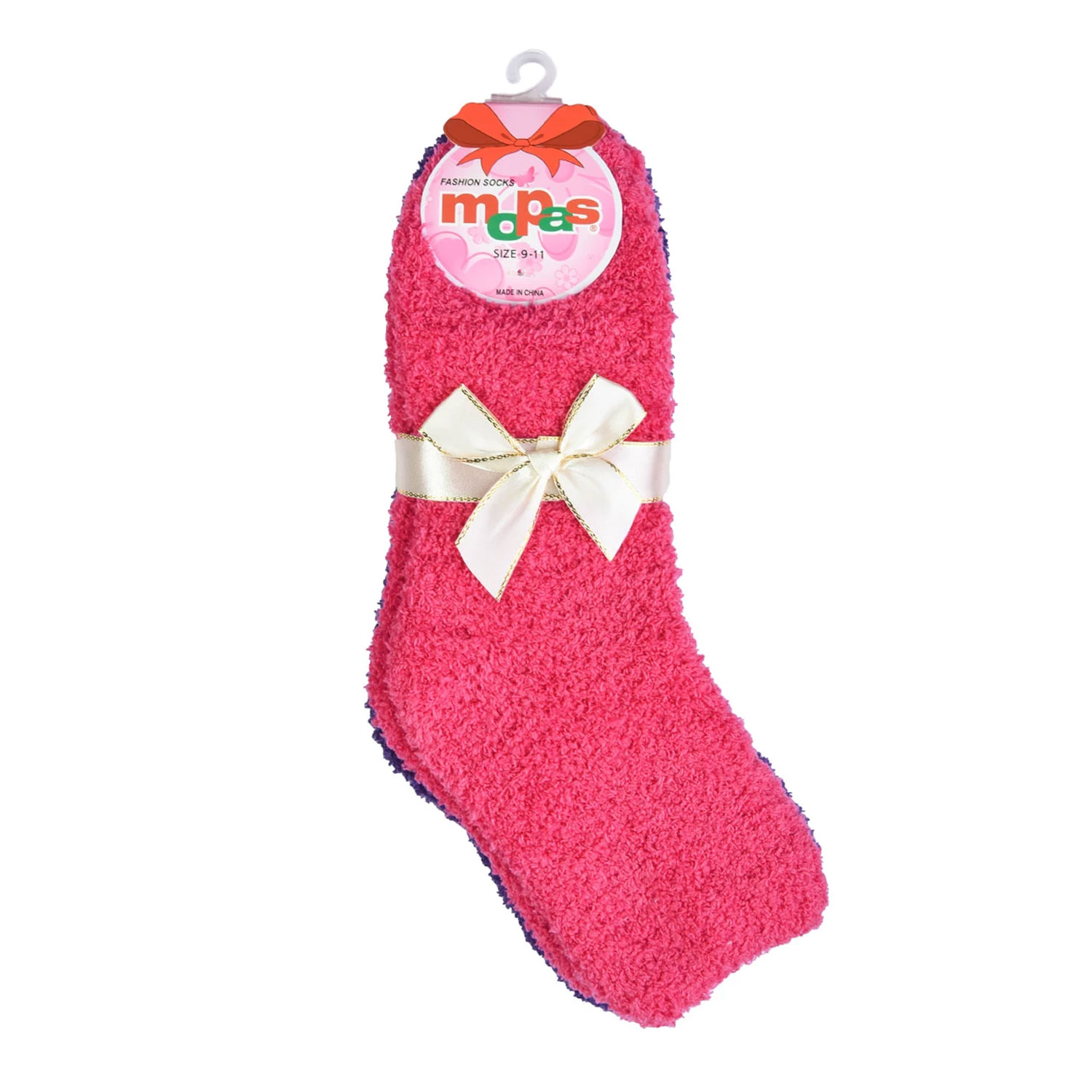 6 Pack Ladies Plush Soft Socks