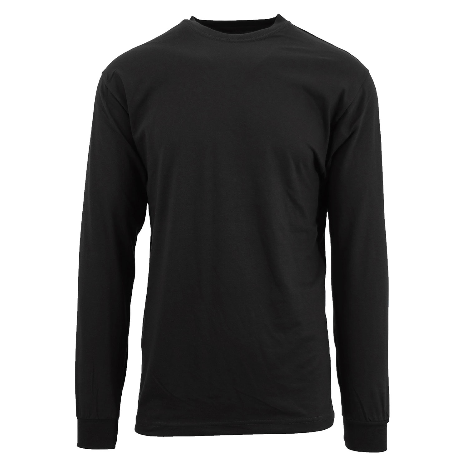 Men's Long Sleeve Crew Neck Basic Tee