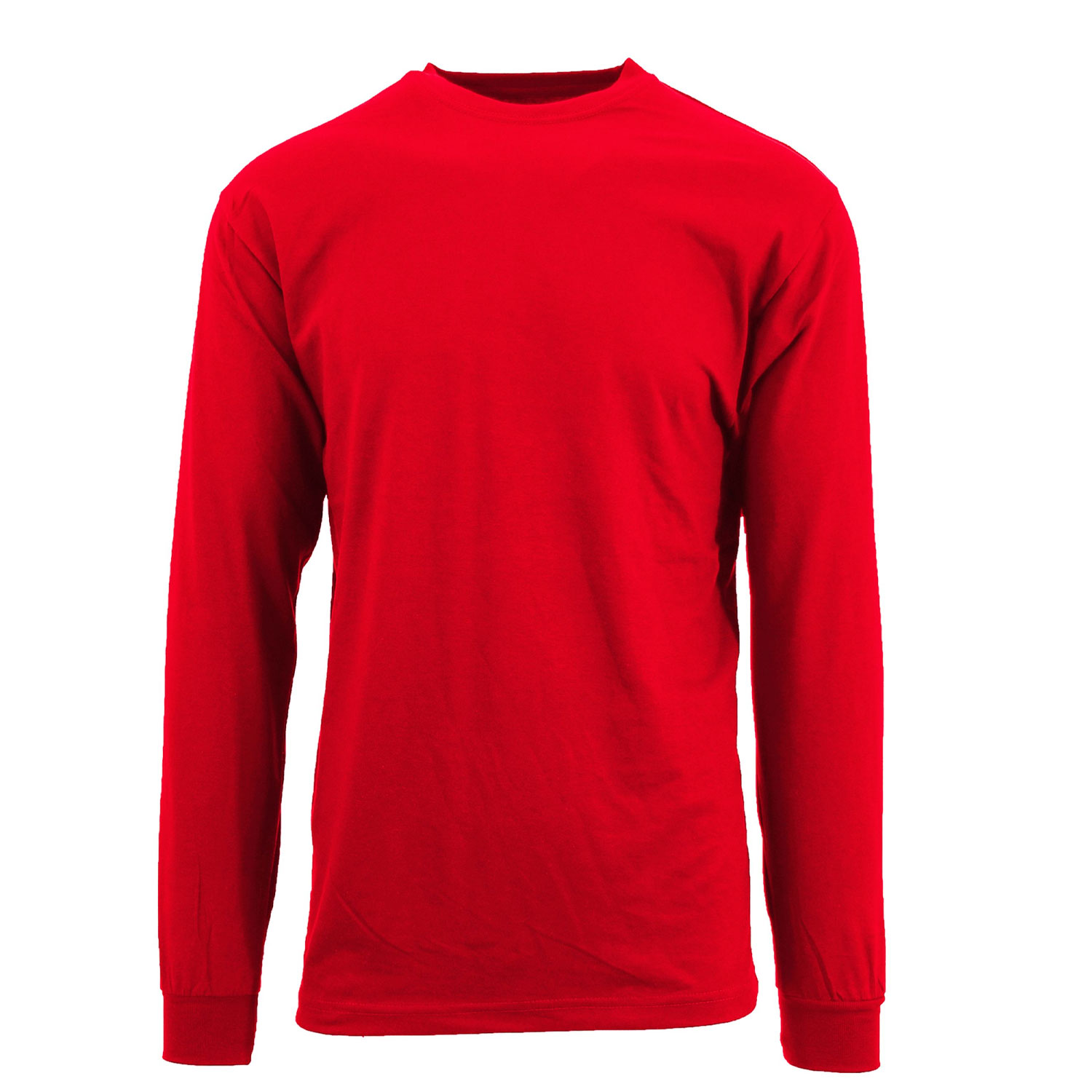 Men's Long Sleeve Crew Neck Basic Tee