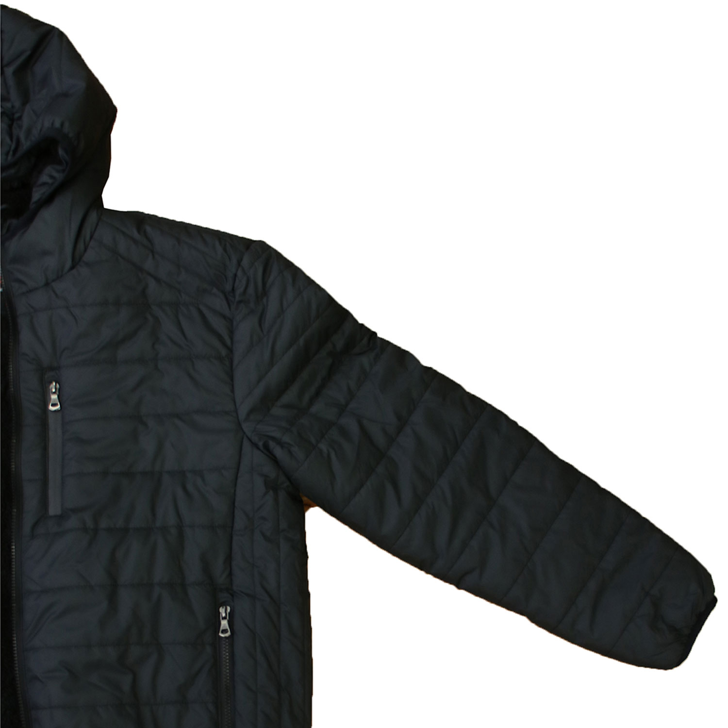 Men's Sherpa-Lined Hooded Puffer Jacket