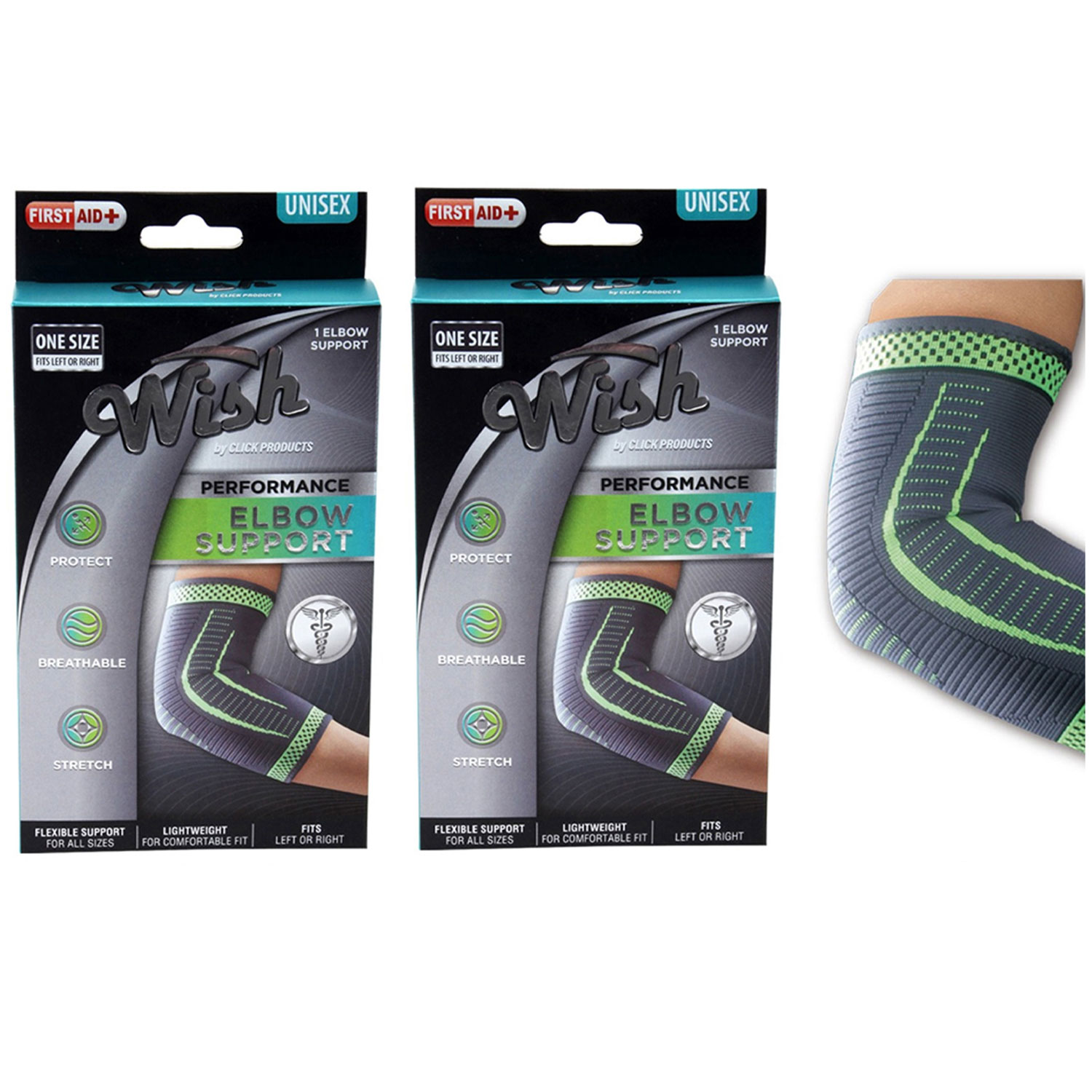 Flexible Stretch Joint Compression Sleeve Support Brace 1 And 2 Packs