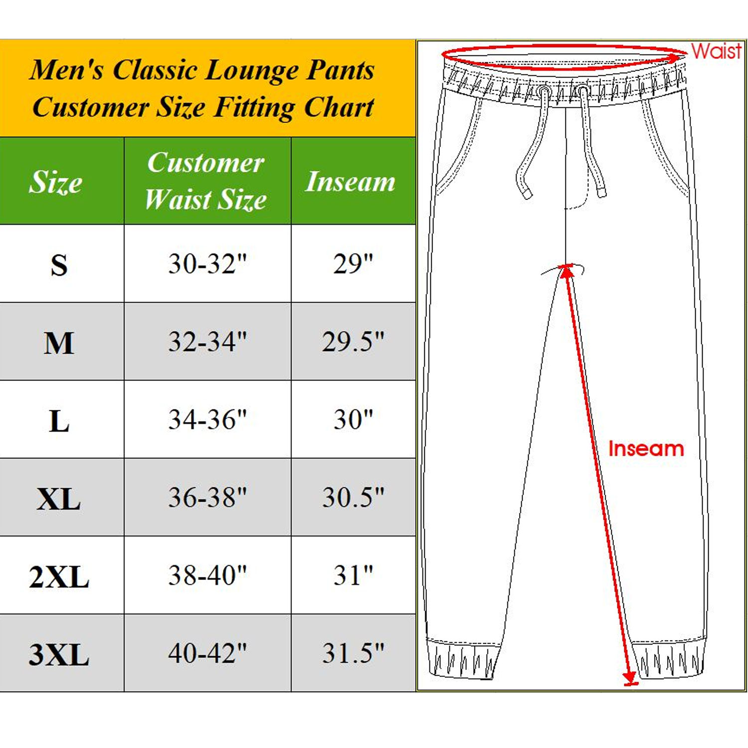 Men's 3-Pack Classic Lounge Pants