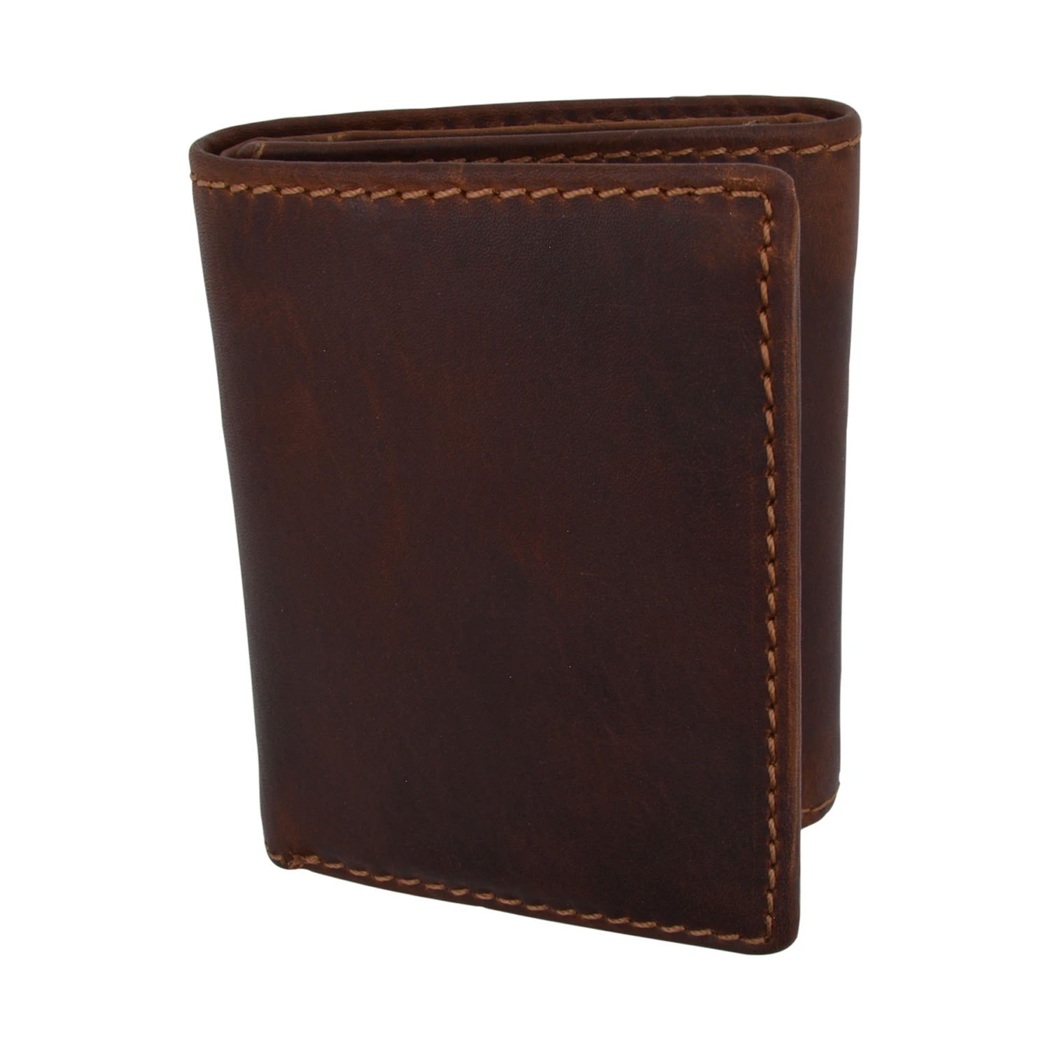 Crafted With Simplicity Distressed Brown Vintage Wallet