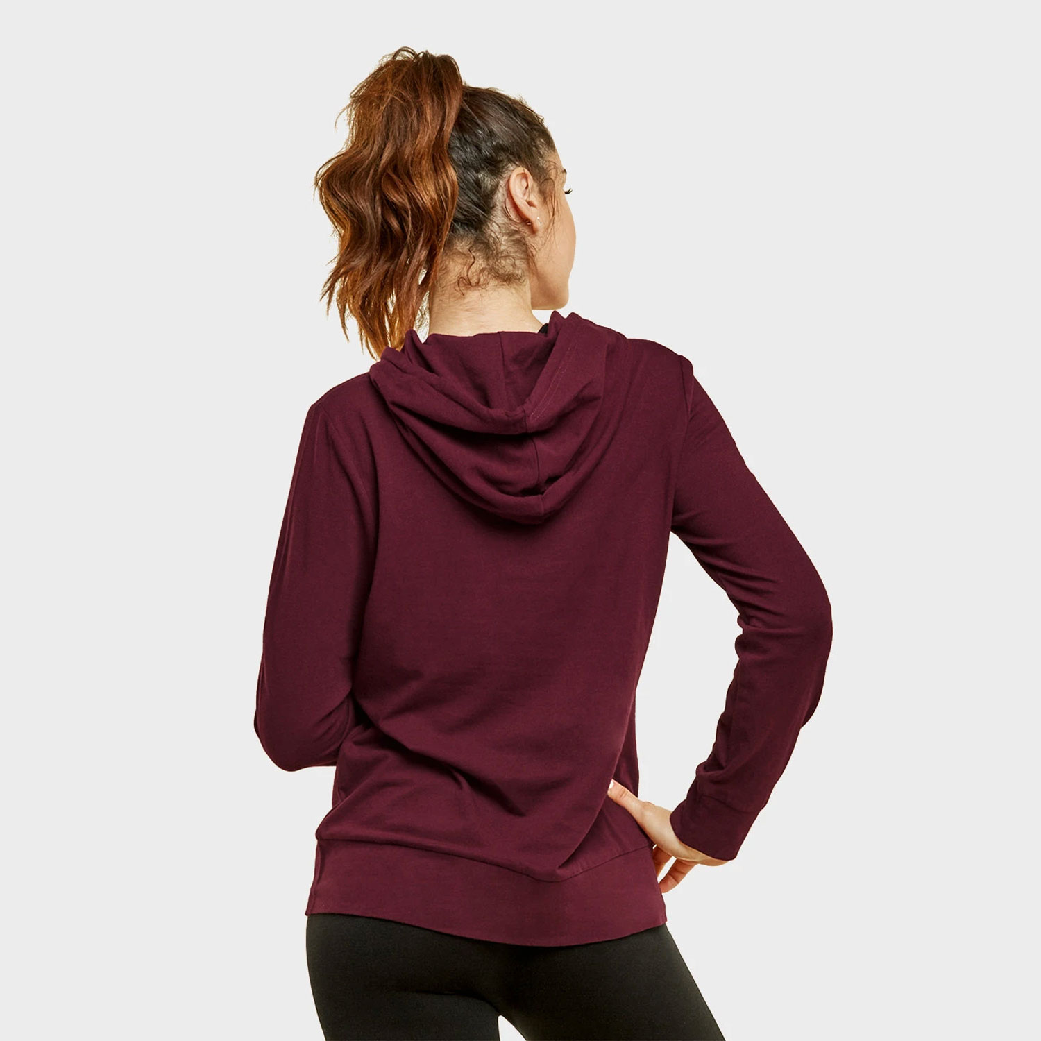 Ladies Thin Pullover Hoodie