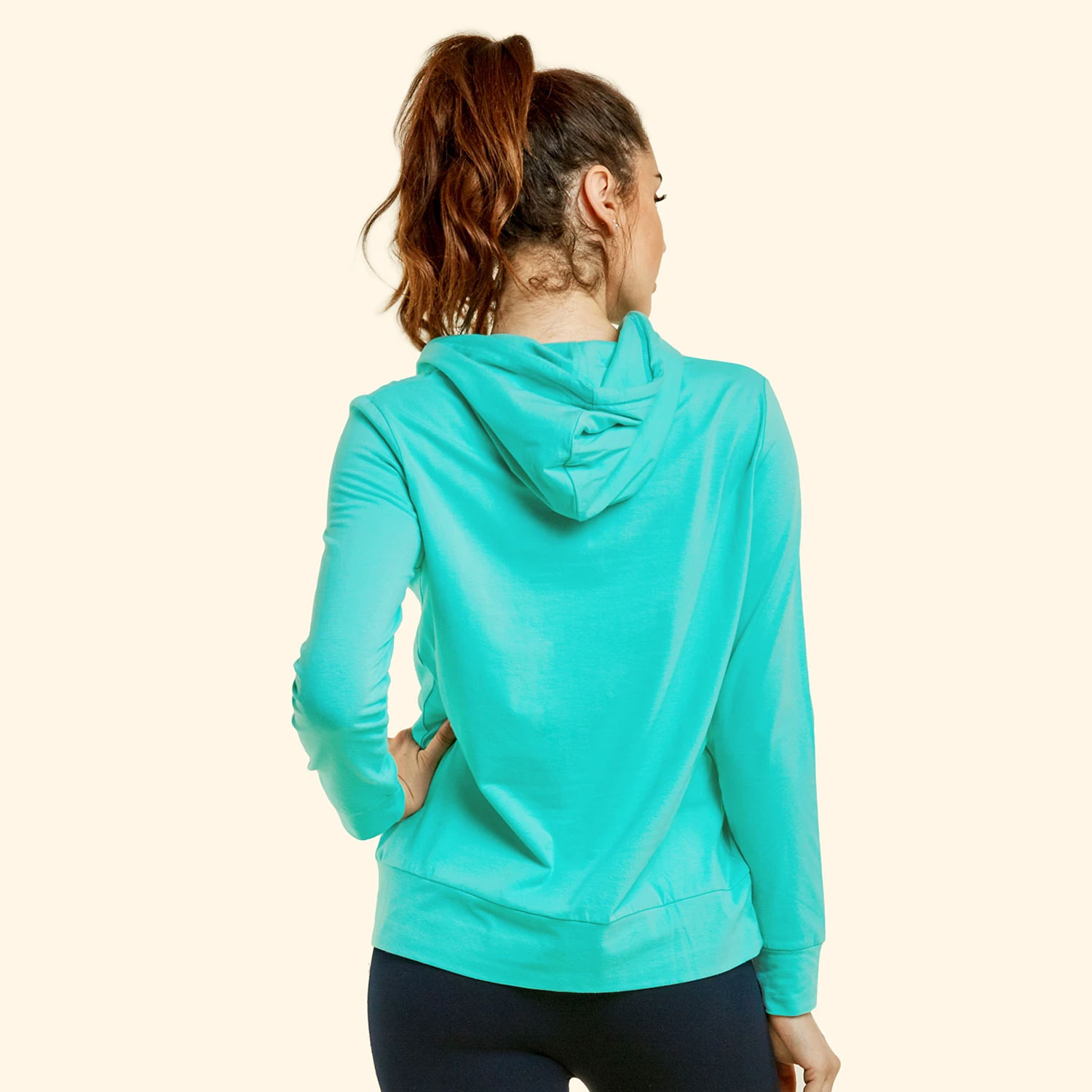 Ladies Thin Pullover Hoodie